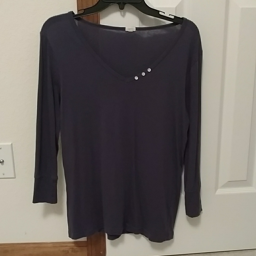 J Crew navy blue top